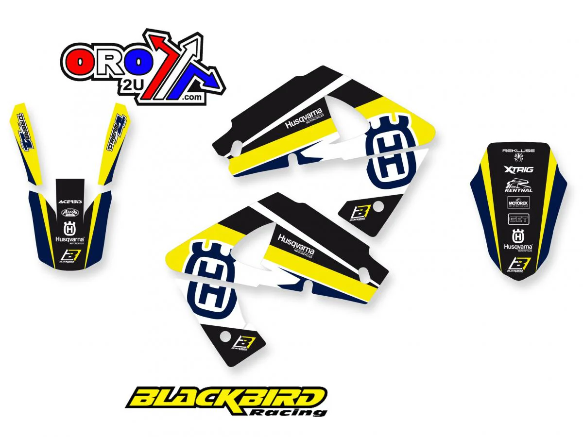00-05 HUSKYDREAM 4, BLACKBIRD DECAL KIT 2603N, HUSQVARNA TE/TC. CR/WR - Image 3