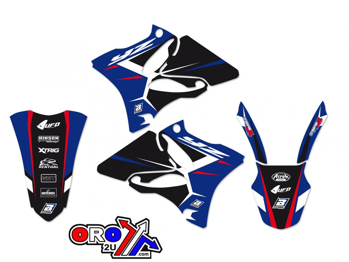 02-14 YZ125 YZ250 DREAM 4, BLACKBIRD DECAL KIT 2231N - Image 3