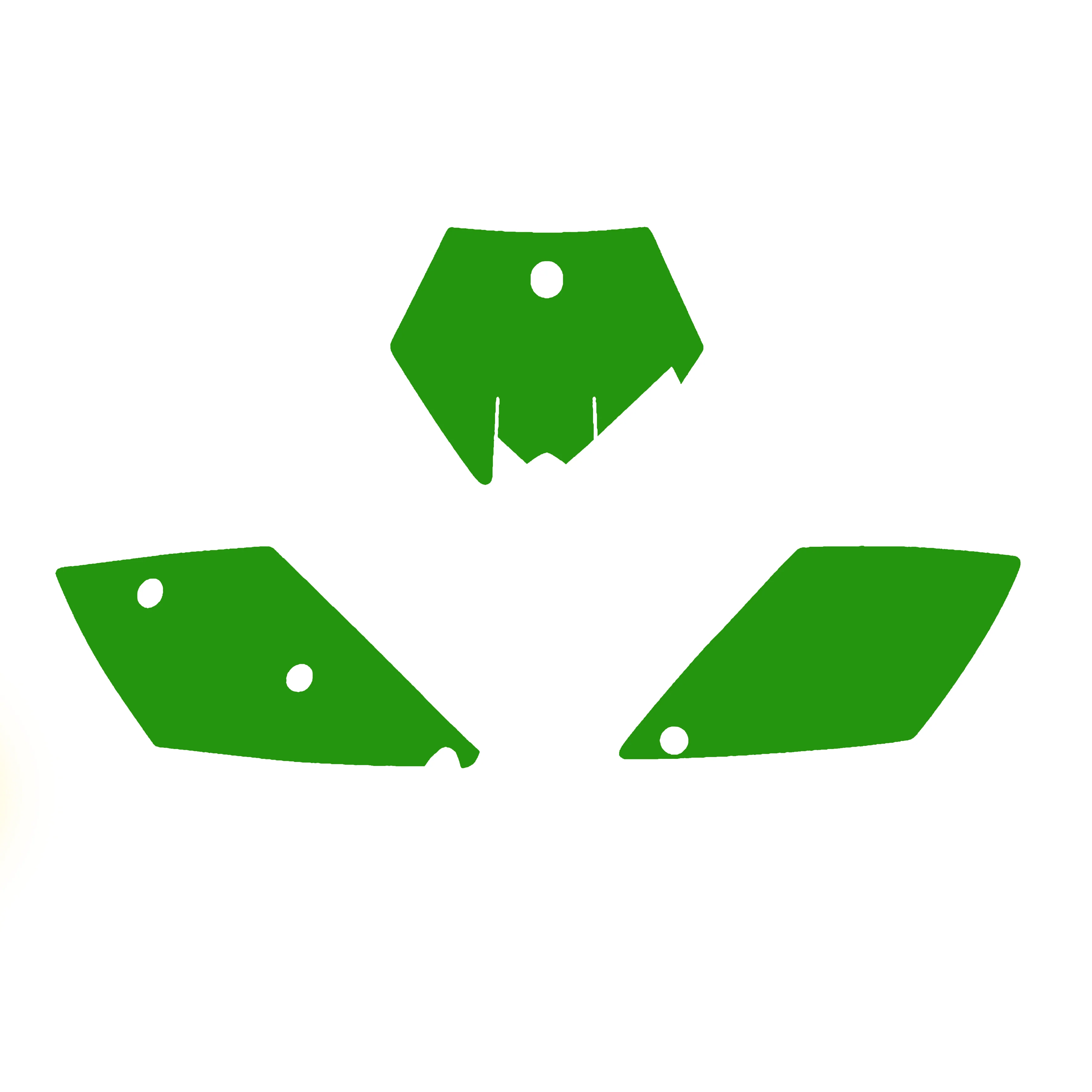 03-06 KTM200/250/450, SX 125/525 04-06, GREEN BACKGROUNDS, BLACKBIRD 3509/30