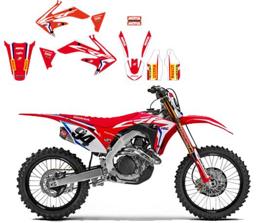 05-08 CRF450 HONDA HRC, BLACKBIRD 8134R17 TEAM HRC 2134R17, 46-K95 Replica Team HRC 2017 HONDA CRF 450 05-08 2134R17 - Image 3