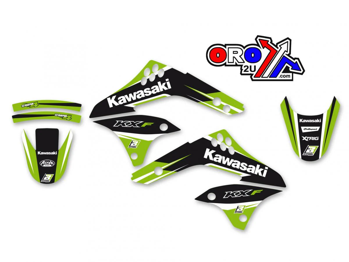 06-08 KXF450 DREAM 4 GRAPHIC, BLACKBIRD 2415N - Image 4