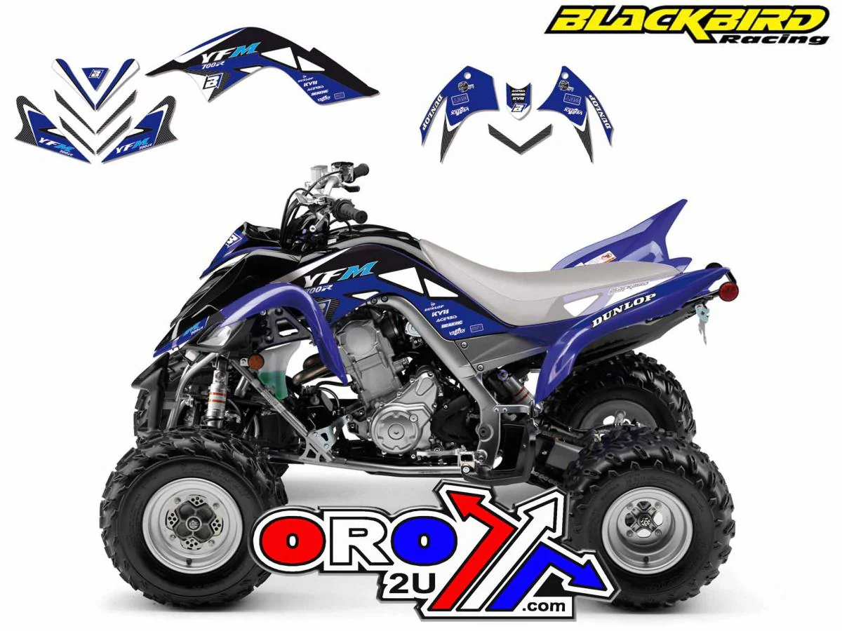 06-20 RAPTOR 700 DREAM-2, BLACKBIRD DECAL KIT 2Q12A - Image 3