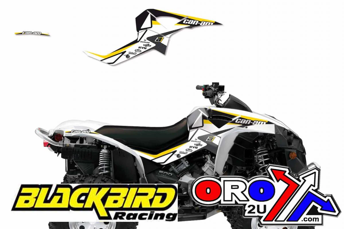 07-20 CAN AM RENEGADE, BLACKBIRD DECAL KIT 2Q17A - Image 3