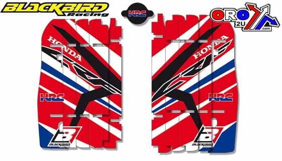 10-13 CRF250 RAD LOUVER DECAL, BLACKBIRD A102R15 TEAM HRC - Image 2