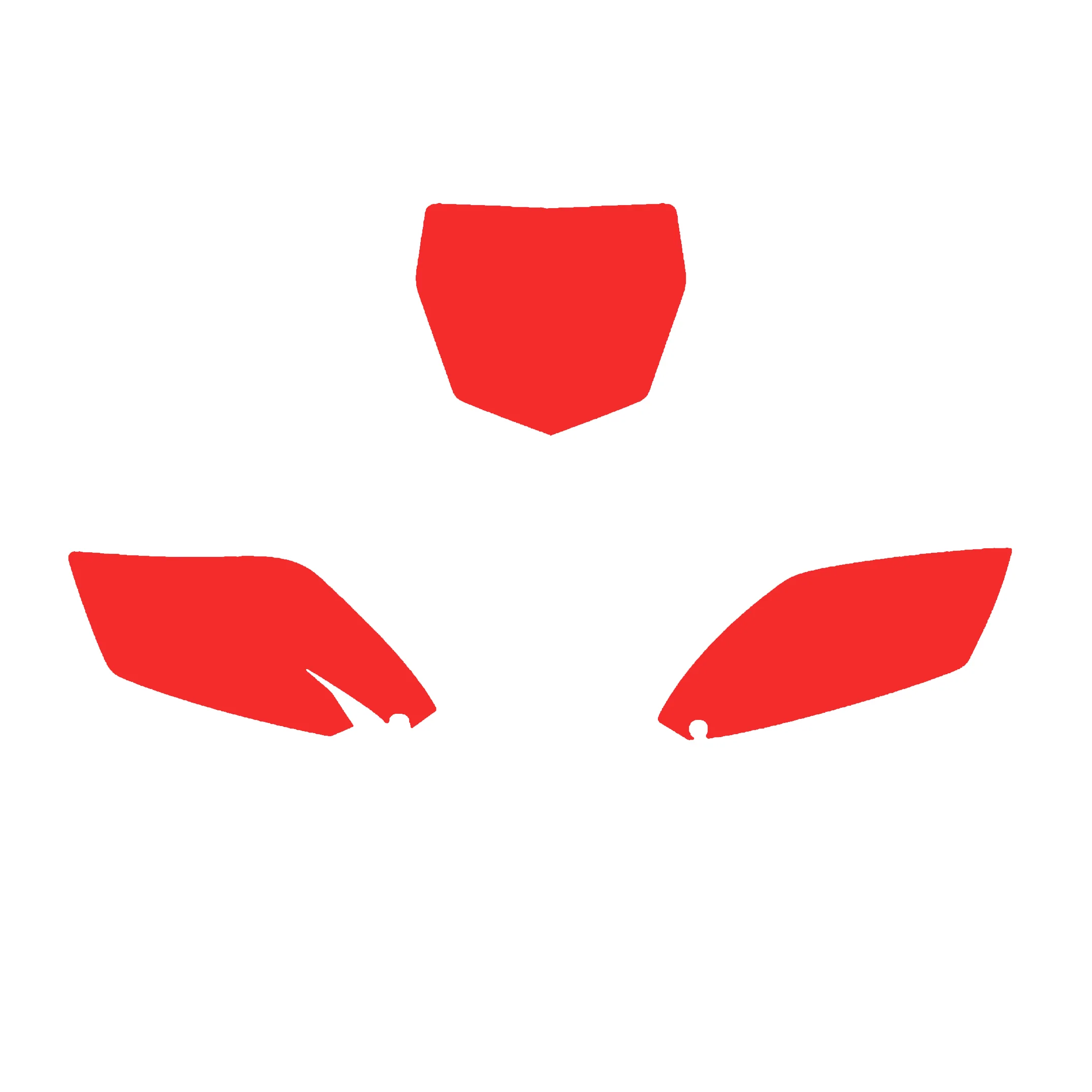 10-13 YZF250 BACKGROUND RED, BLACKBIRD 3219/60