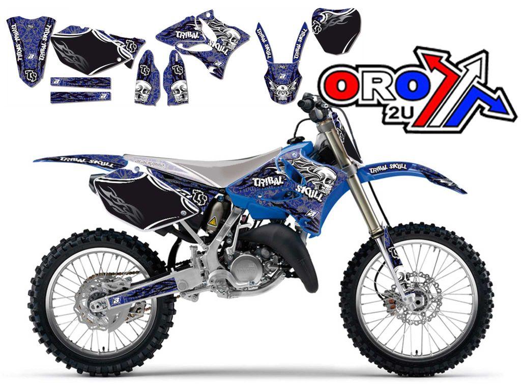 10-13 YZF250 TRIBAL SKULL 2, BLACKBIRD DECAL KIT 2239B - Image 2