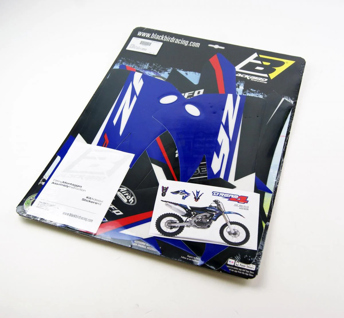 10-13 YZF450 DREAM-4, BLACKBIRD DECAL KIT 2240N - Image 4
