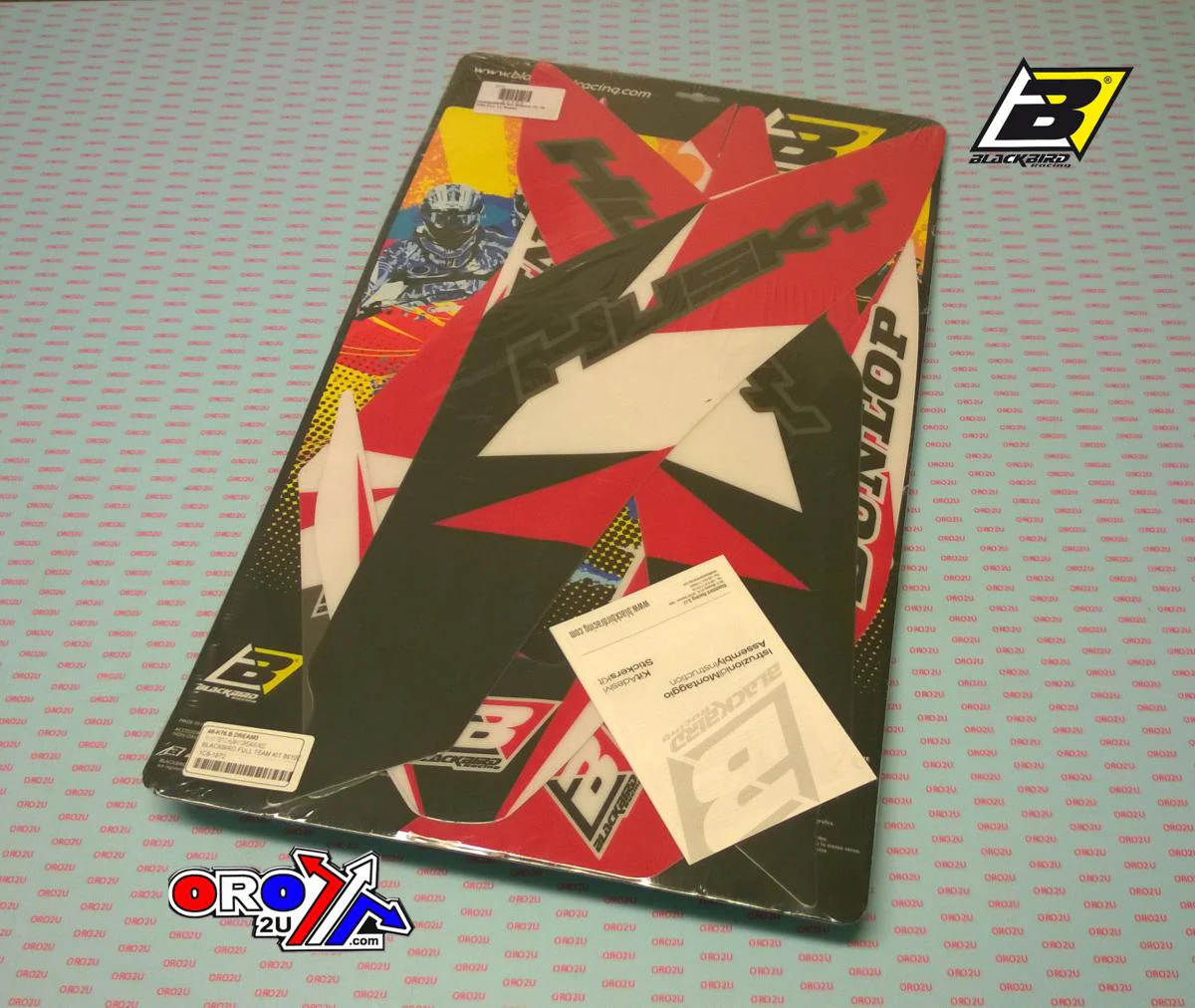 11-13 TE/TC HUSKY DREAM3 RED, BLACKBIRD FULL TEAM KIT 8610E - Image 2