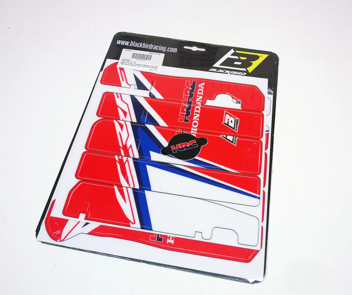 13-16 CRF450 RAD LOUVER DECAL, BLACKBIRD A104R18 TEAM HRC - Image 2