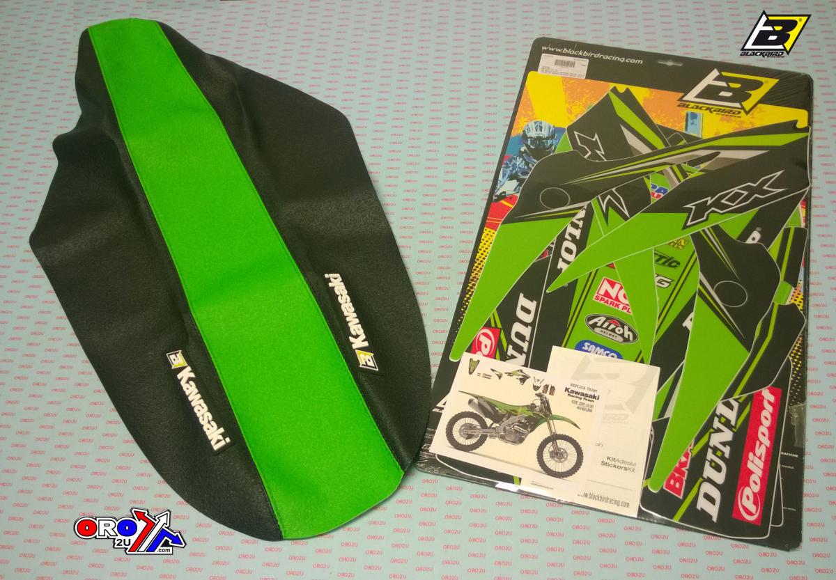 13-16 KXF250 KAWASAKI RACING, TEAMBLACKBIRD FULL TEAM KIT, 2018 8421R9