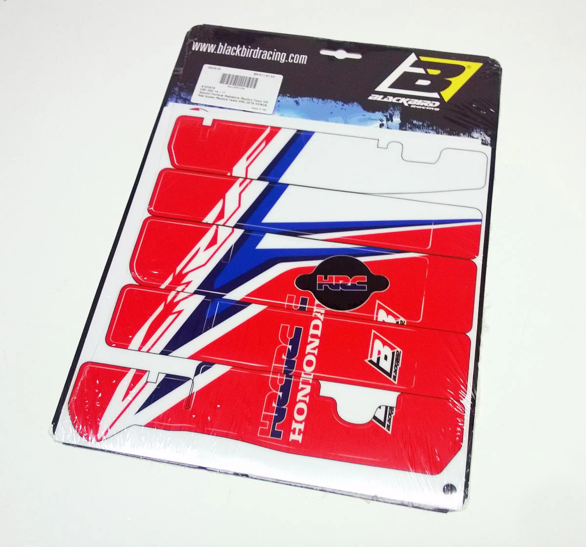 14-17 CRF250 RAD LOUVER DECAL, BLACKBIRD A105R18 TEAM HRC - Image 2