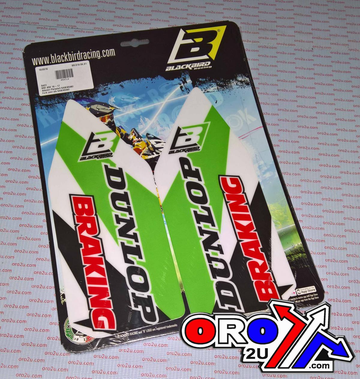 16-22 KX450F FORK DECALS, BLACKBIRD 5431N - Image 3