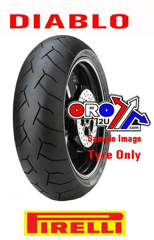 160/60 ZR17 69W TL DIABLO, 706 PIRELLI 1430400 REAR TYRE, ROAD, MC, SUPERSPORT - Image 2