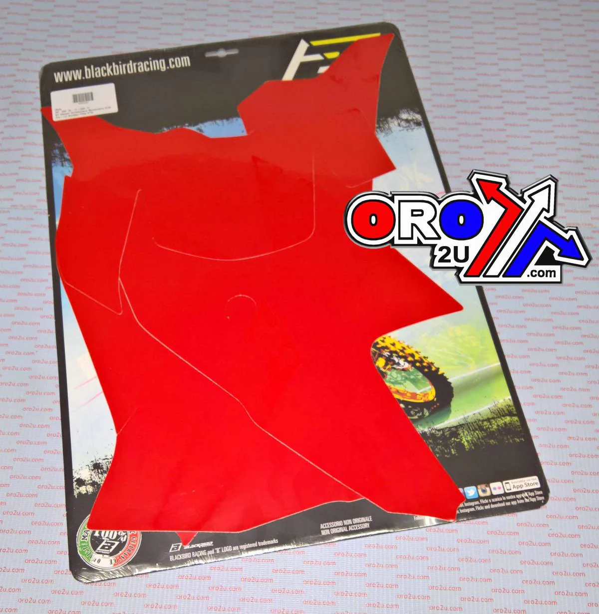 17-19 KTM EXC RED PRE CUT BACKGROUNDS, BLACKBIRD 3526/60 - Image 2