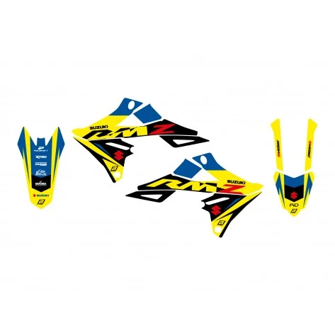 18-25 RMZ250/450 DREAM 5, BLACKBIRD 2320AB GRAPHIC KIT