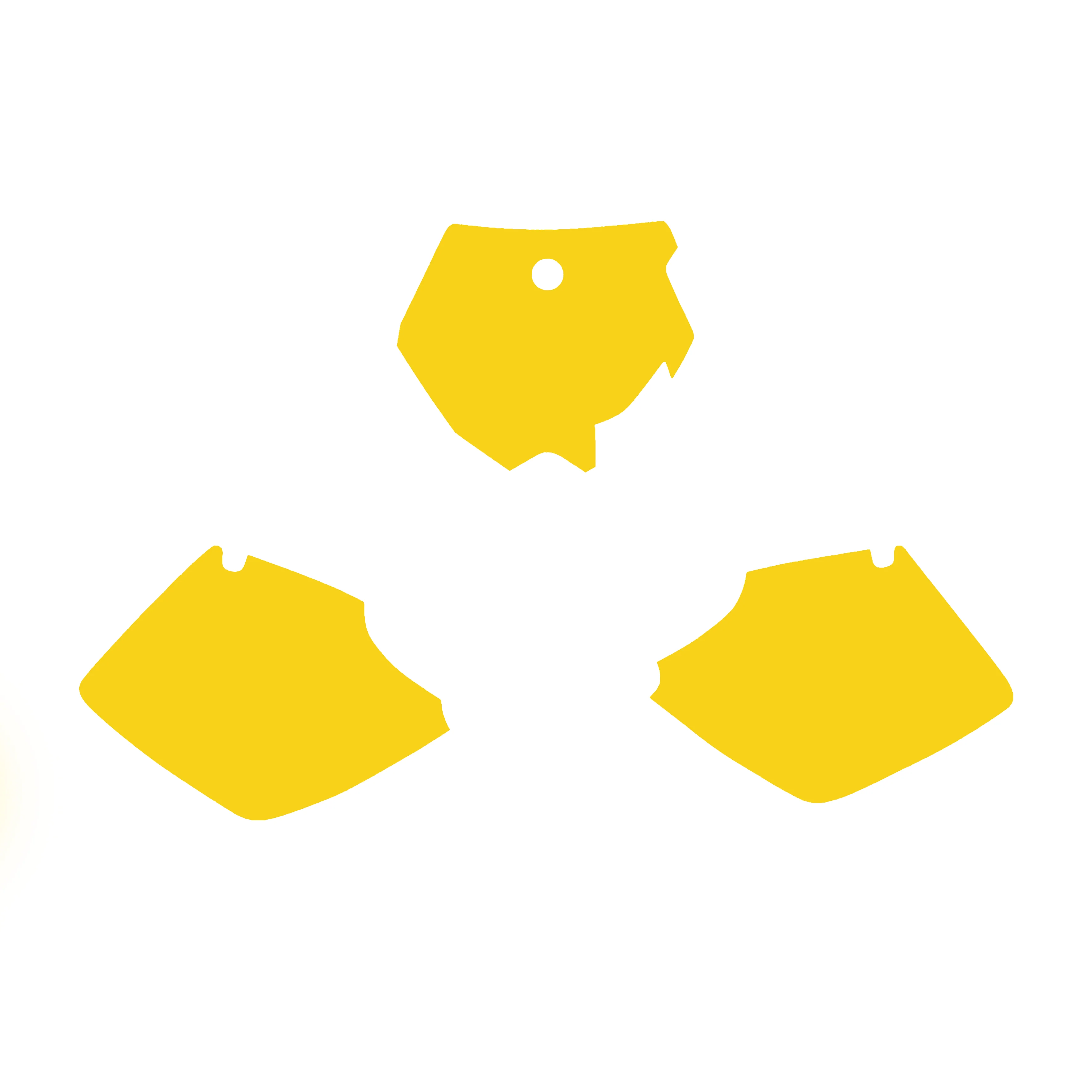 2003 KTM SX 125-525 YELLOW BACKGROUNDS, BLACKBIRD 3508/40