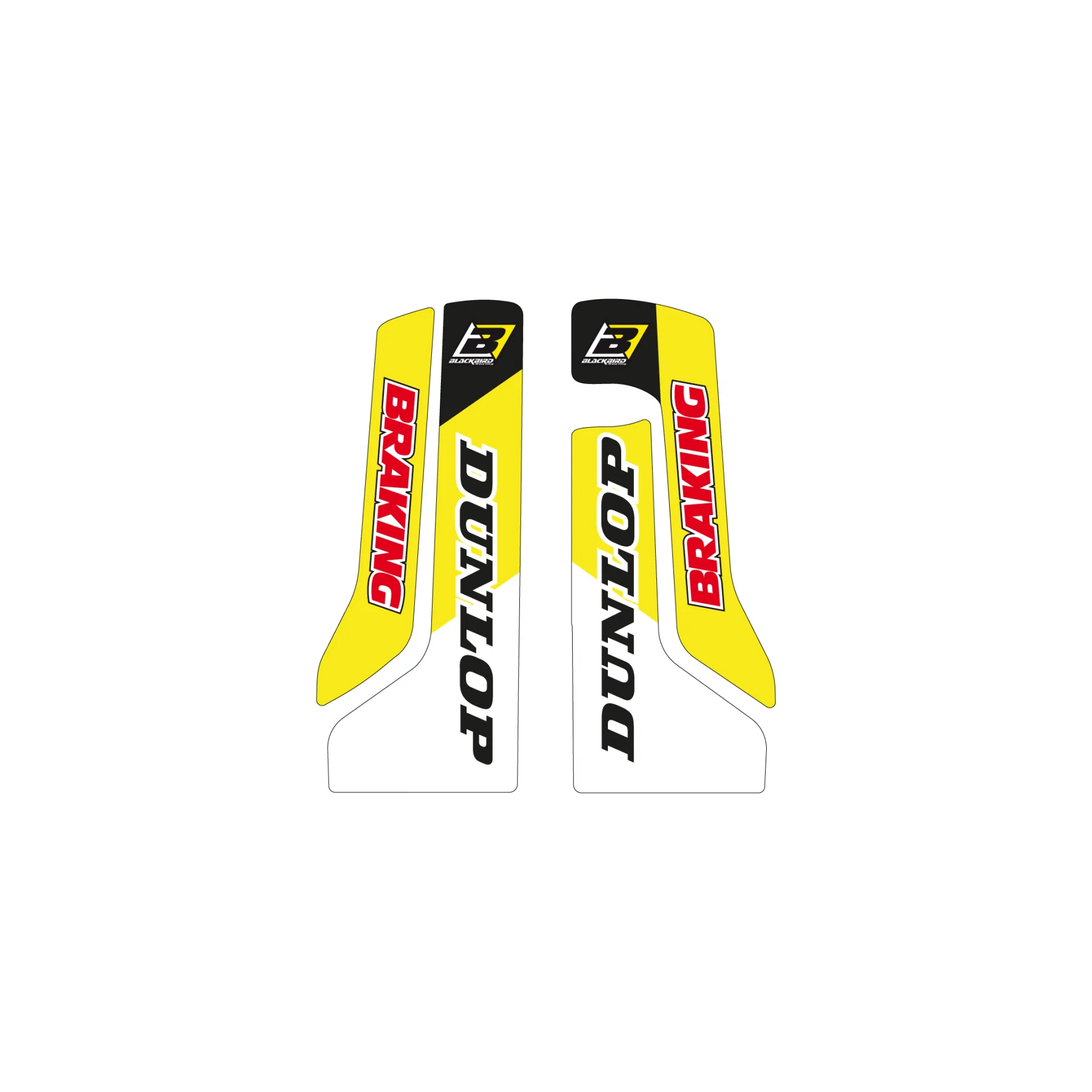 23-25 TC/FC 24-25 TE/FE HUSQVARNA FORK DECALS, BLACKBIRD 5615N - Image 2