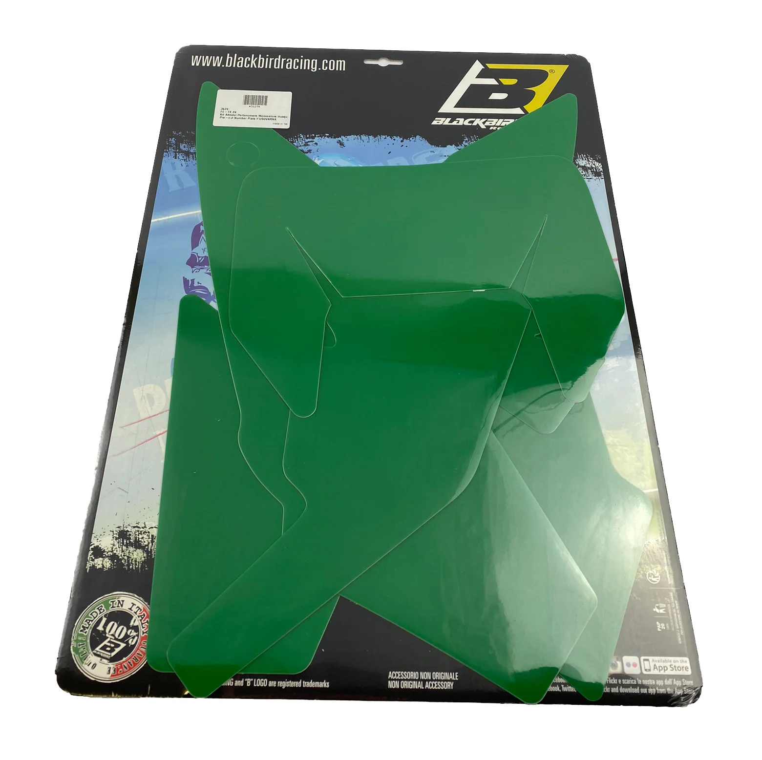 24-25 TE/FE HUSQVARNA, GREEN BACKGROUNDS, BLACKBIRD 3629/30 - Image 2