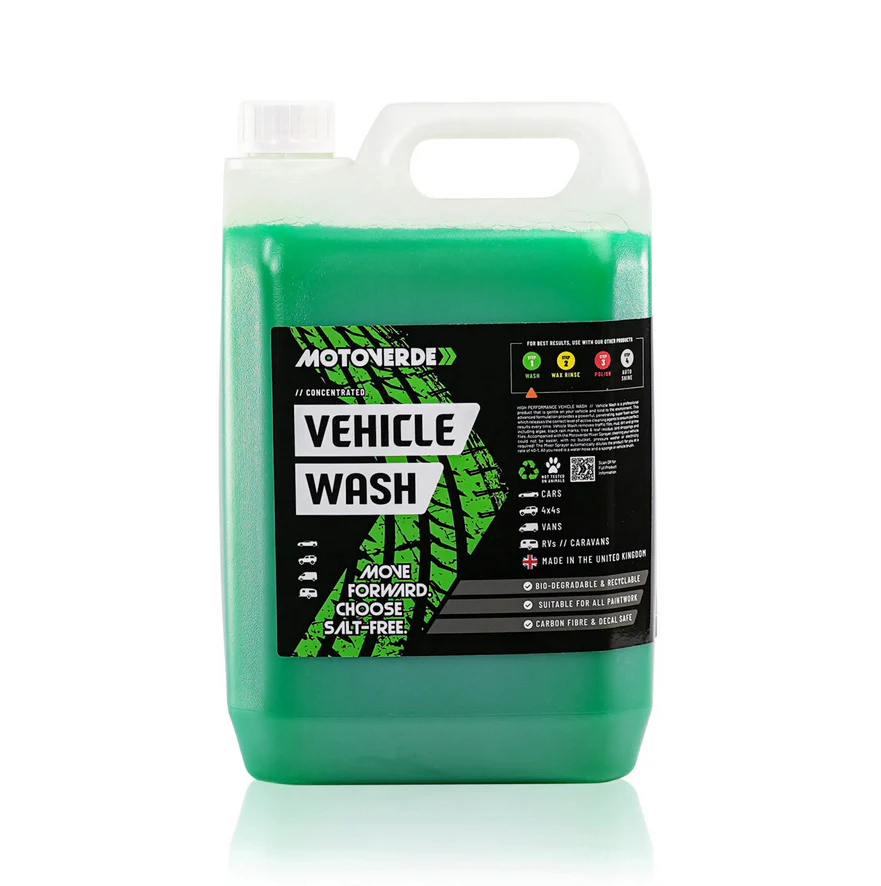 5L Refill Motoverde Concentrated High Performance Vehicle Wash