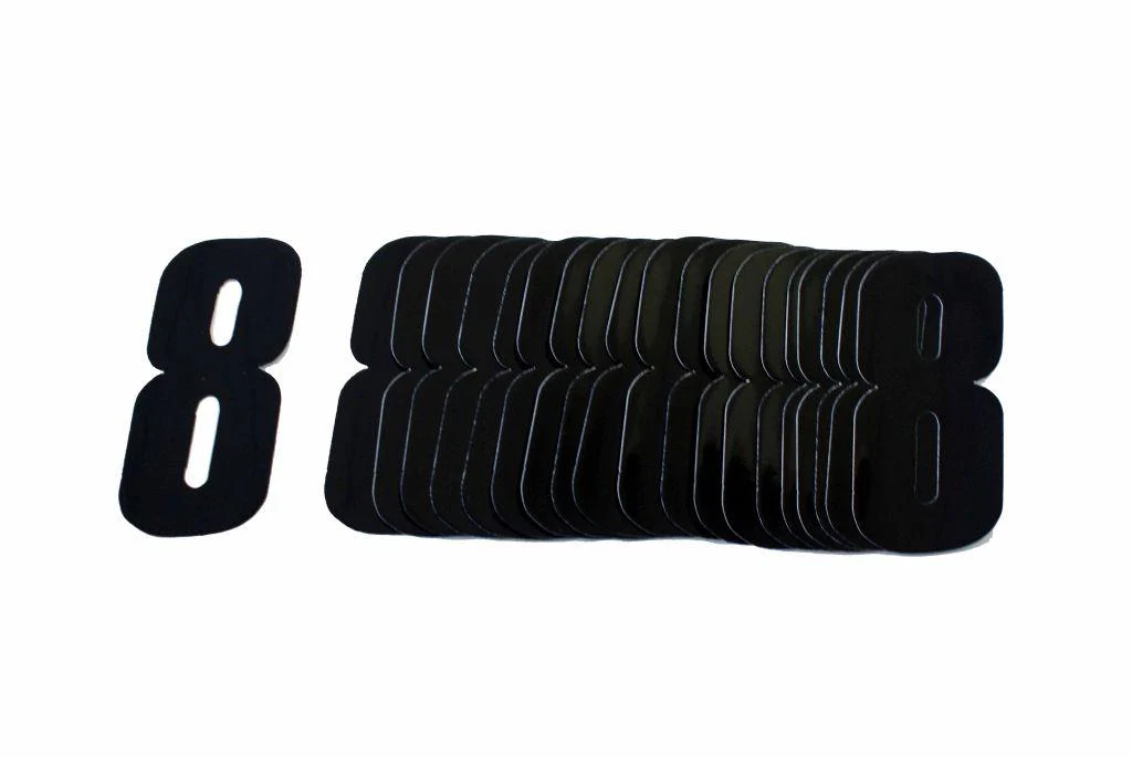 8 BLACK 4.5inc 11cm PK/20 - Image 2
