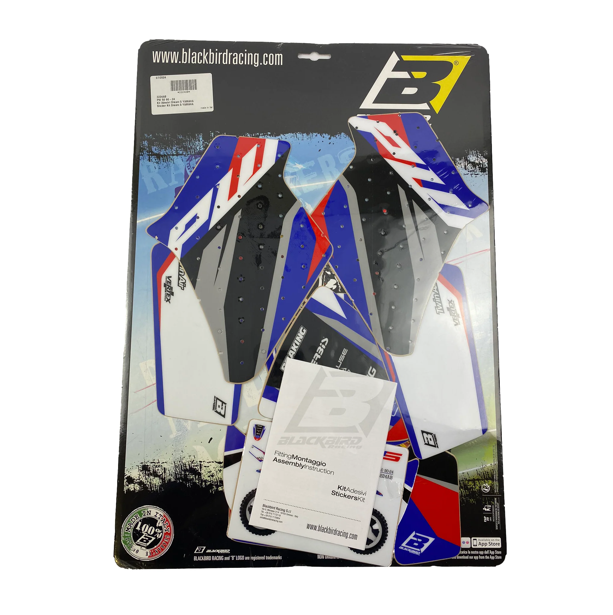 90-24 PW50 DREAM 5 BLACKBIRD, DECAL KIT 2224AB - Image 2
