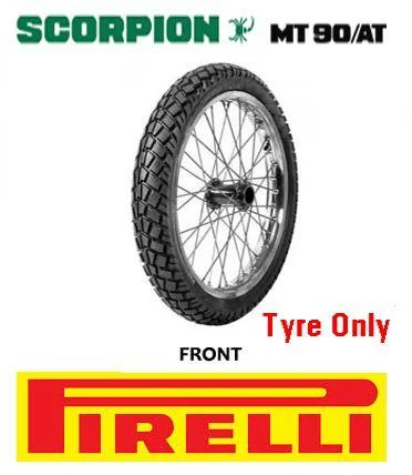 90/90-21 54S MT90A/T SCORPION, 747 PIRELLI 1005200 FRONT TYRE, ROAD, MC - Image 2