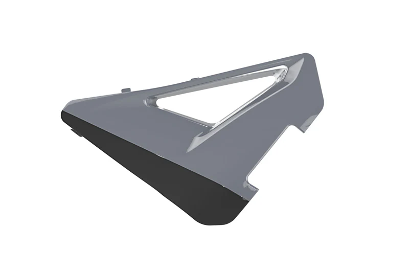AIR BOX COVER HONDA CRF 250 450 2025 R-TECH GREY BLACK REVOLUTION R-FILCRFGRNR26