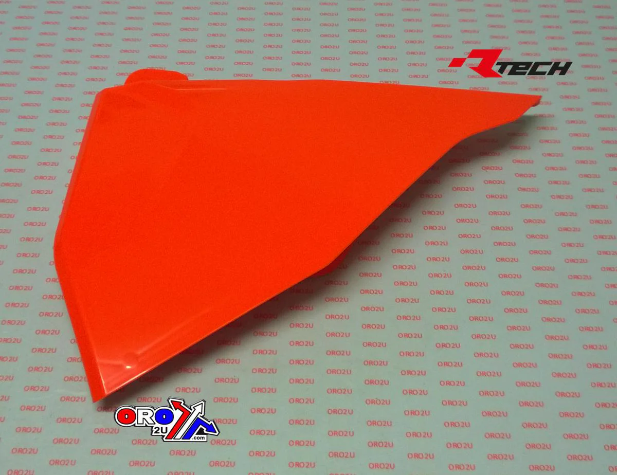 AIR BOX SIDE PANEL 2019-22 KTM SX/SX-F, ORANGE, RTECH R-FIKTMARSX19, EXC/EXC-F/XC-W/XCF-W 2020 OEM Colour - Image 2