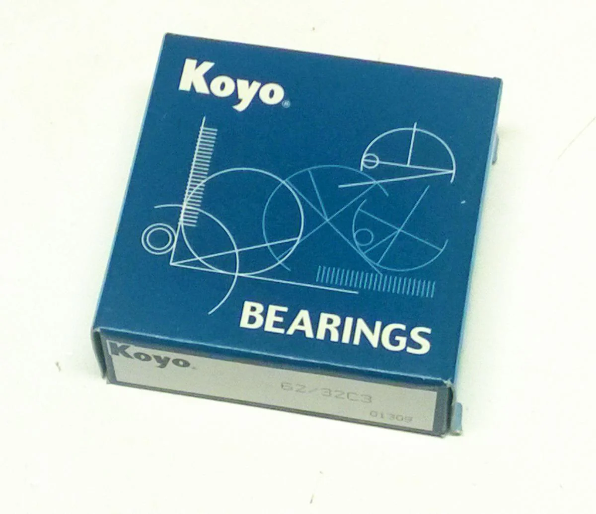 BEARING 62/32 C3 KOYO OPEN 32x65x17 SIZE 6232C3 MADE IN JAPAN EACH - Image 2