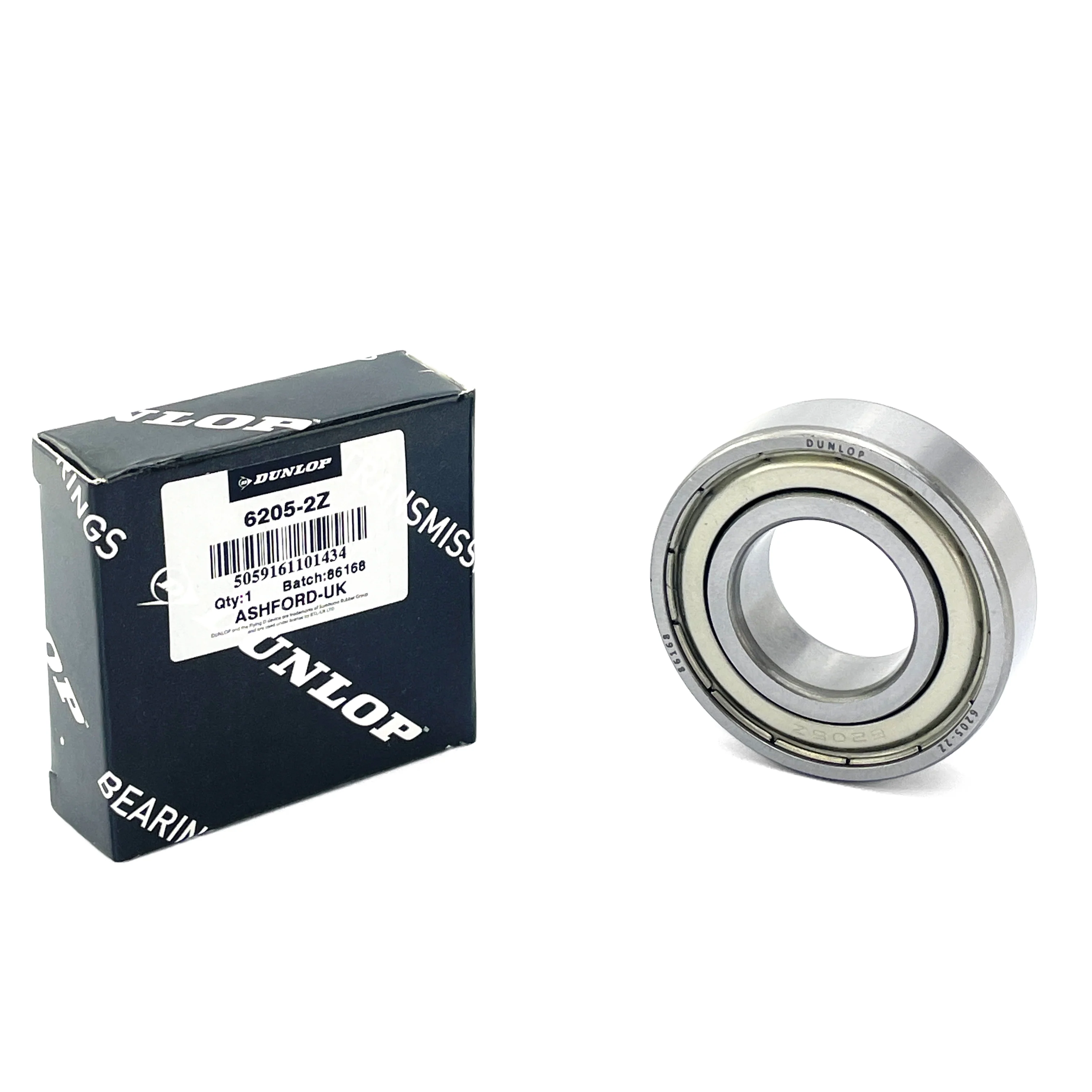 BEARING 6205 2Z DUNLOP 25x52x15 SIZE SHELL SEALED EACH 9-12-1001-1 - Image 2