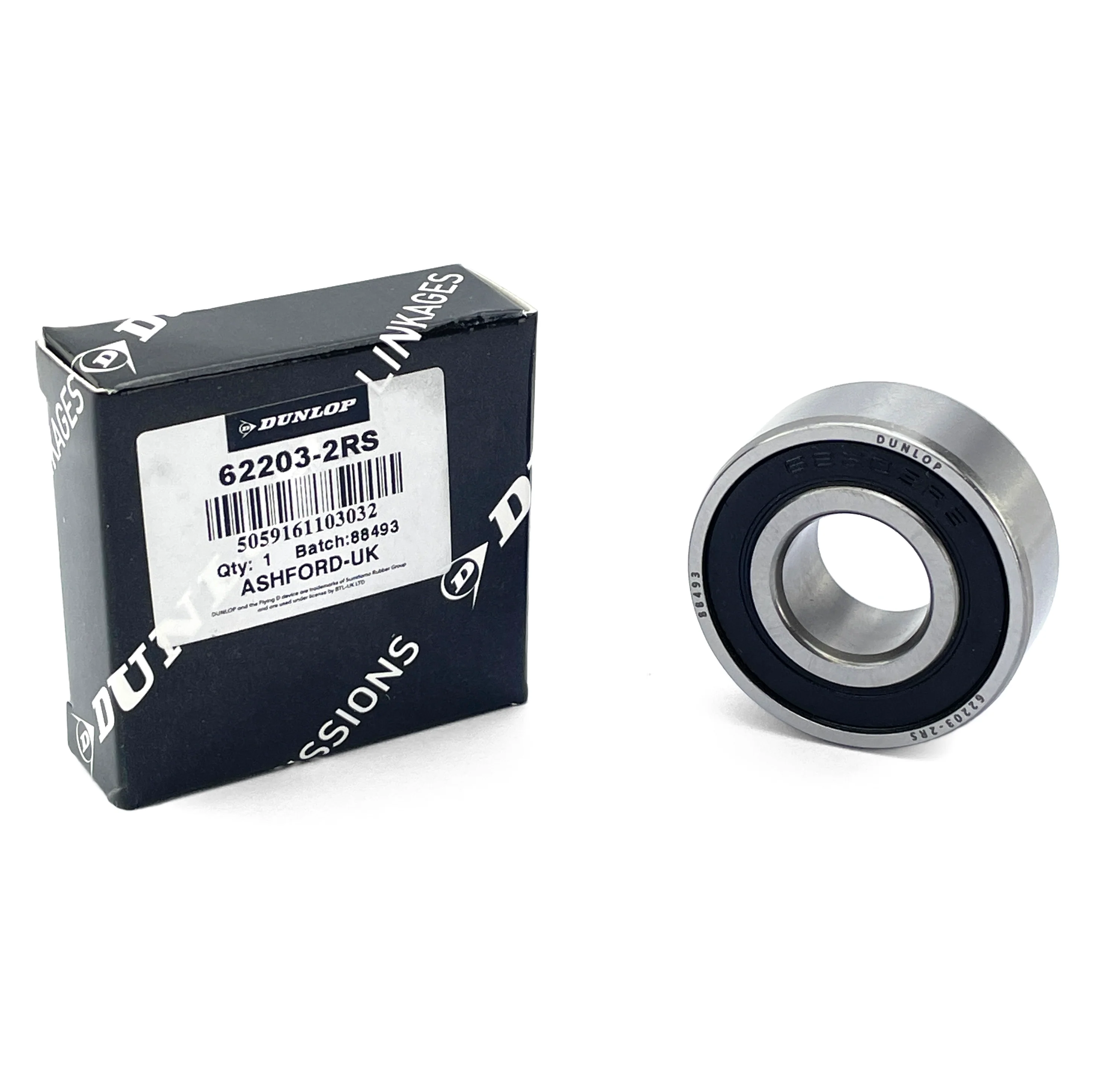 BEARING 62203 2RS DUNLOP 17x40x16 SEALED EACH - Image 2