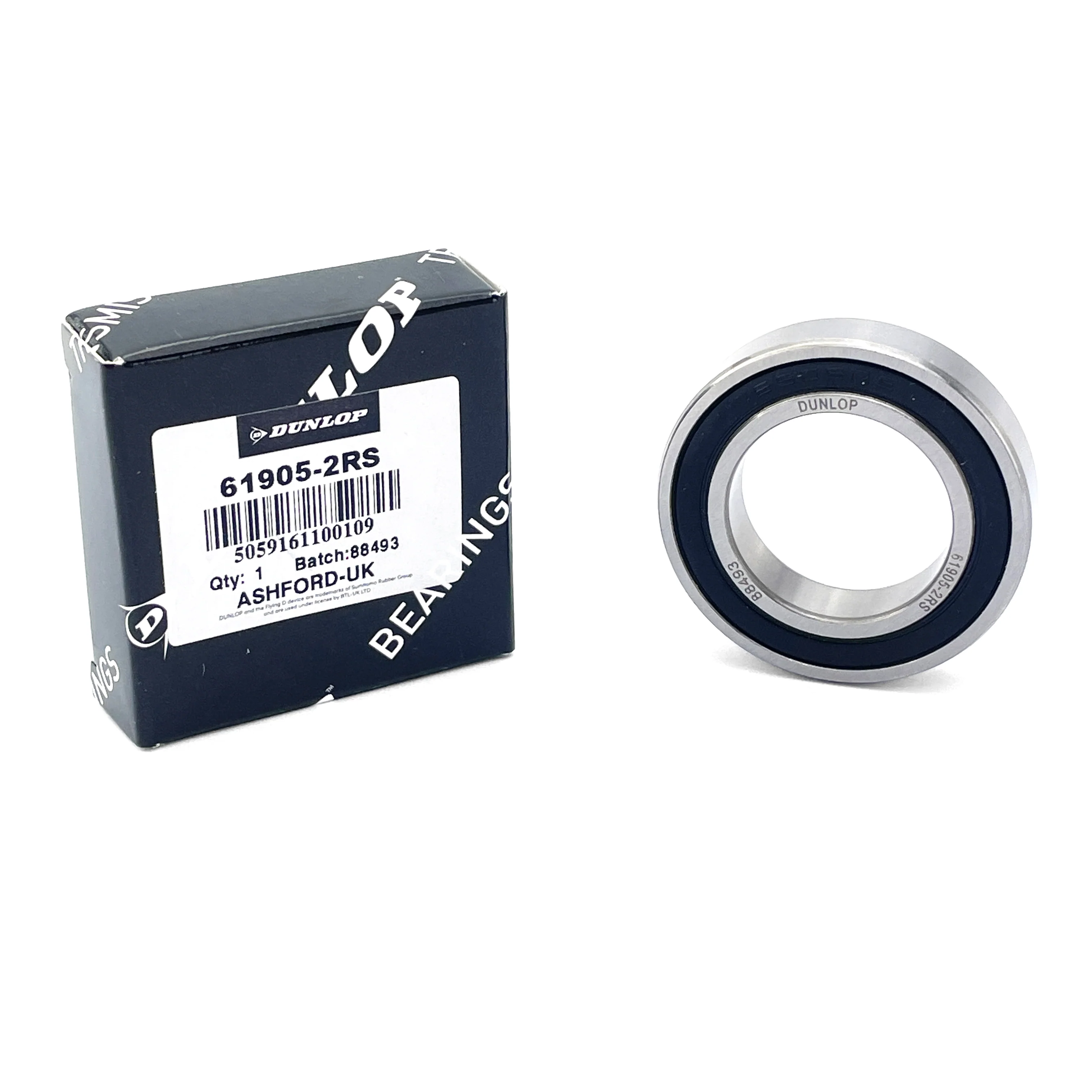 BEARING 6905 2RS DUNLOP SEALED, 61905 SIZE 25x42x9 - Image 2