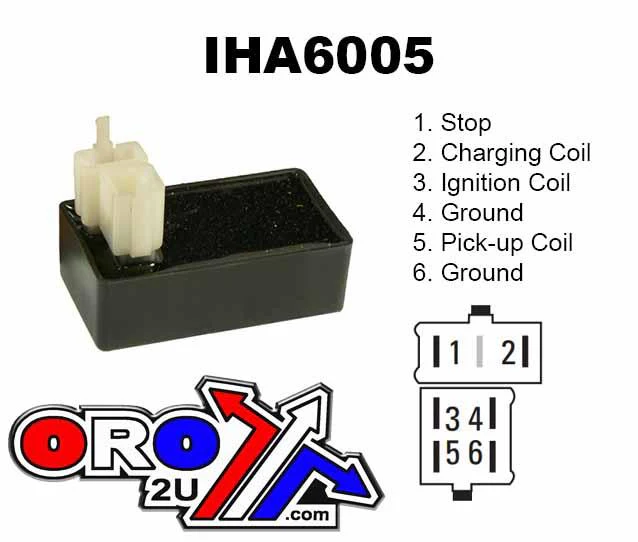 CDI BOX XL250 HONDA IHA6022, 30410-KB7-671, 30410-KB7-940 - Image 3