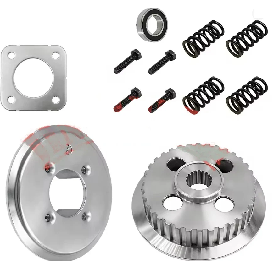 CLUTCH INNER HUB & OUTER PRESSURE PLATE & SPRINGS KIT 2002-2024 HONDA RECON 250 TRX250TE