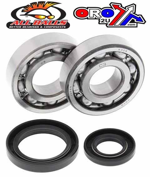 CRANKSHAFT BEARING & SEAL KIT, ALLBALLS 24-1017 RM250 86-88 - Image 2