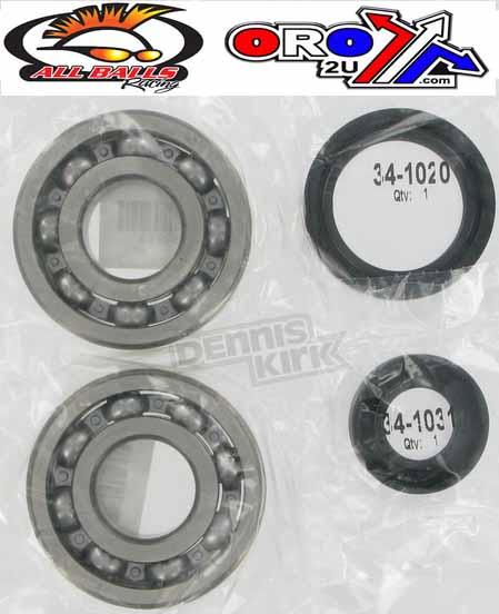 CRANKSHAFT BEARING & SEAL KIT, ALLBALLS 24-1027 YZ250 88-97 - Image 2
