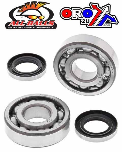 CRANKSHAFT BEARING & SEAL KIT, ALLBALLS 24-1044 KDX200 83-90 - Image 2