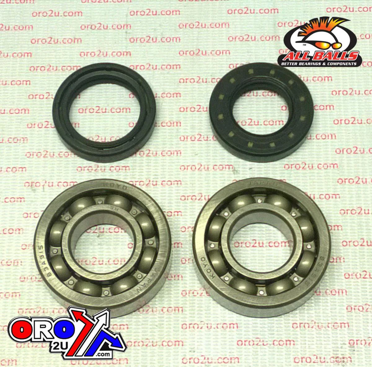 CRANKSHAFT BEARING & SEAL KIT, ALLBALLS 24-1064 IT200 84-86 - Image 2