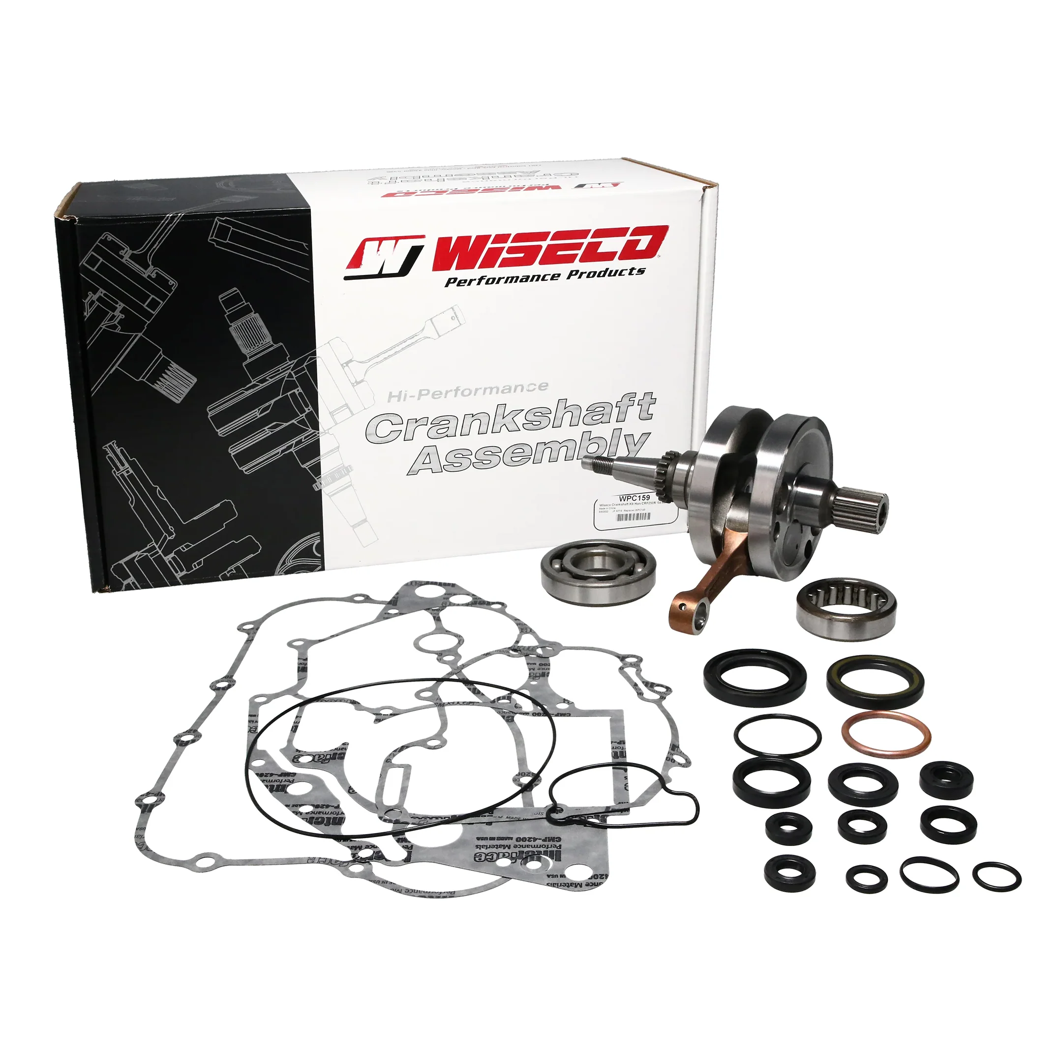 CRANKSHAFT BOTTOM KIT 92-01 KX250, WISECO WPC128B KAWASAKI MX