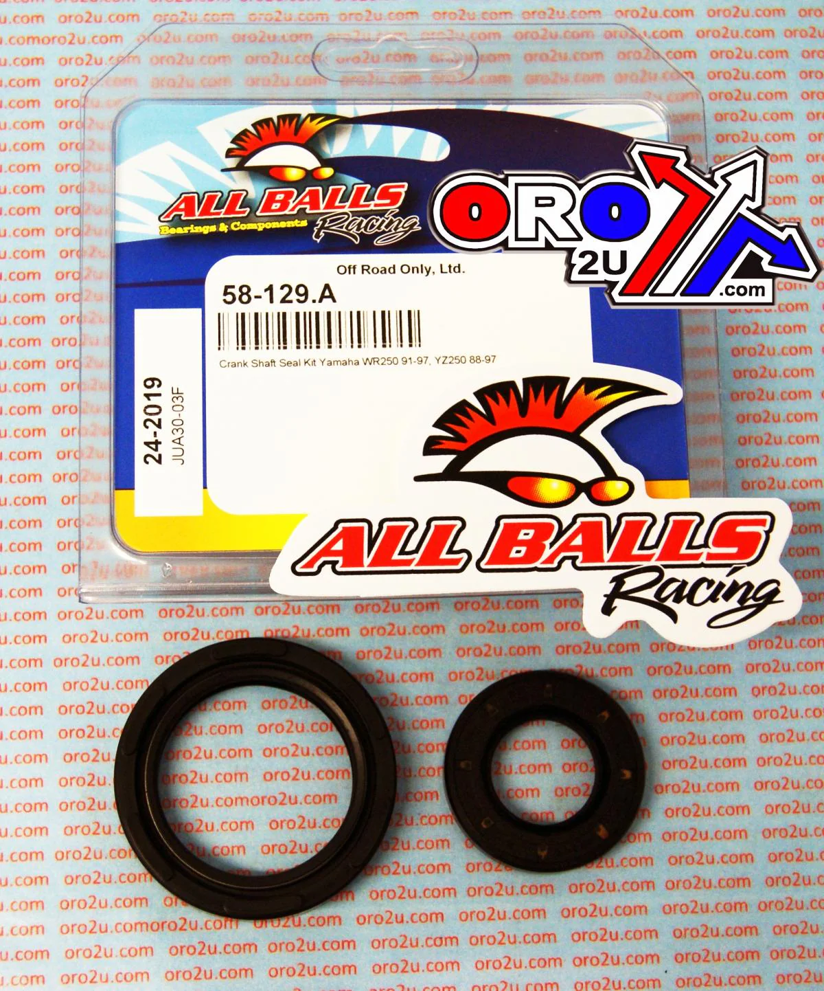 CRANKSHAFT SEAL KIT ALLBALLS, ALLBALLS 24-2019 - Image 2