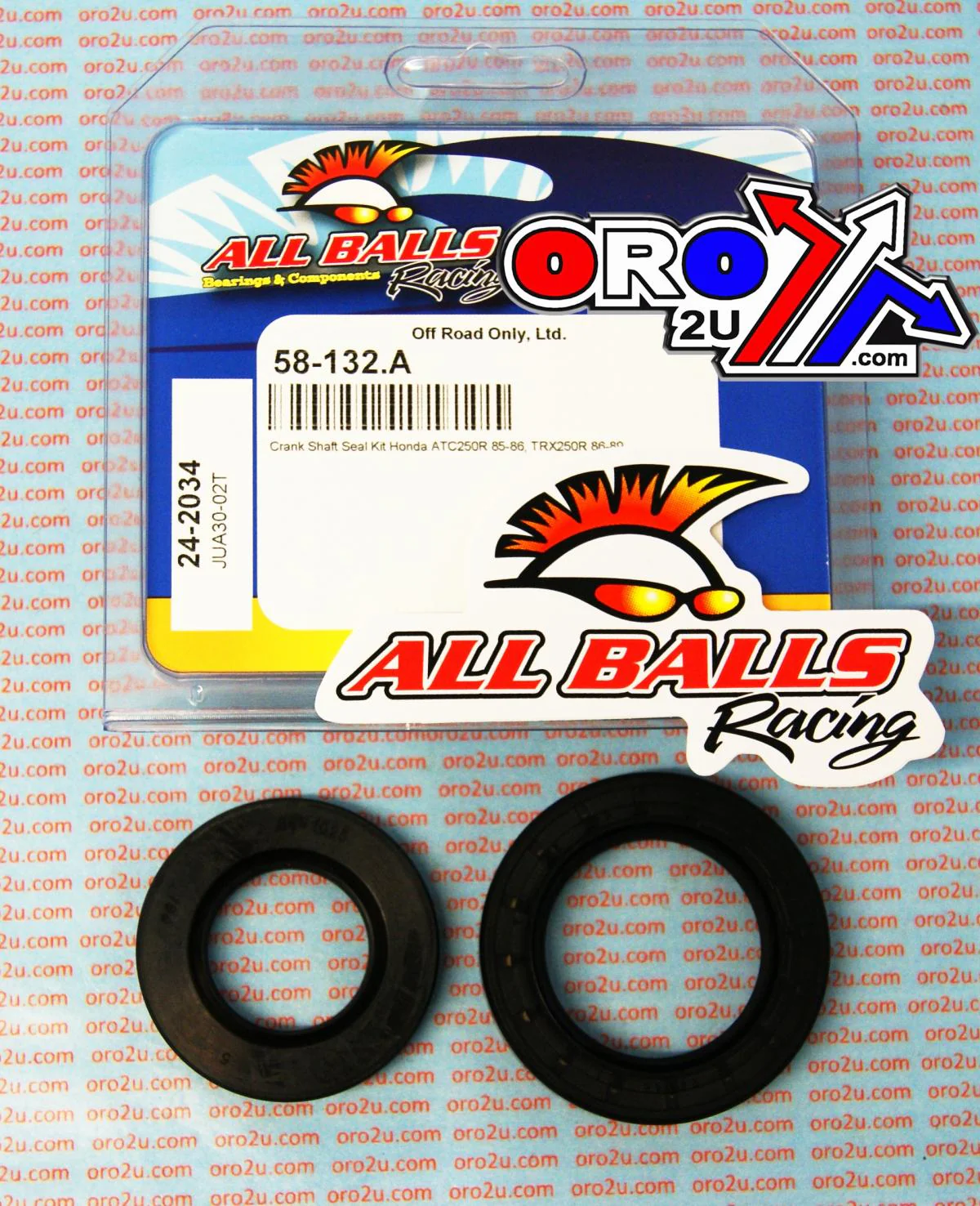 CRANKSHAFT SEAL KIT ALLBALLS, ALLBALLS 24-2034 - Image 2