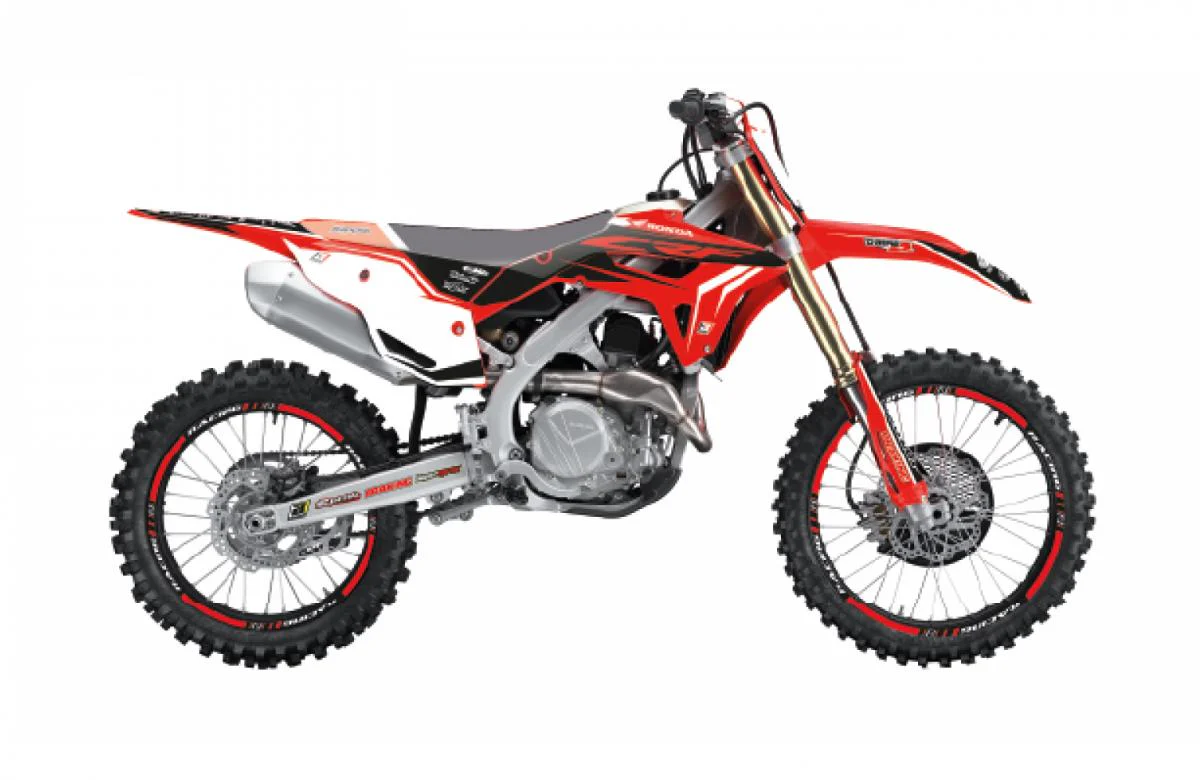 CRF450R 2021-22 DREAM 4 GRAPHICS, BLACKBIRD 2148N DECAL KIT, CRF450R 2021-2022 - Image 2