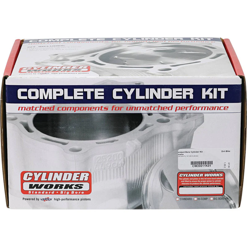 CYLINDER FULL KIT 54MM YAMAHA YZ 125 05-21, CYLINDER WORKS CW20011-K01 STD BORE - Image 4
