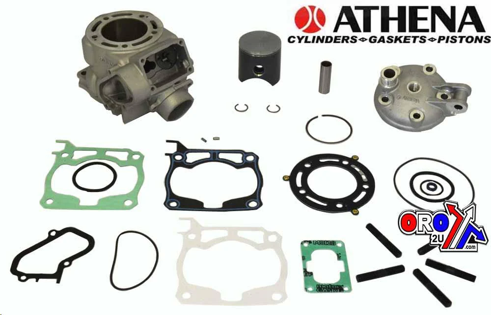 CYLINDER FULL KIT 58MM YAMAHA YZ 125 05-21, ATHENA P400485100030 FOR 144CC BIG BORE, (Piston included) - Image 2