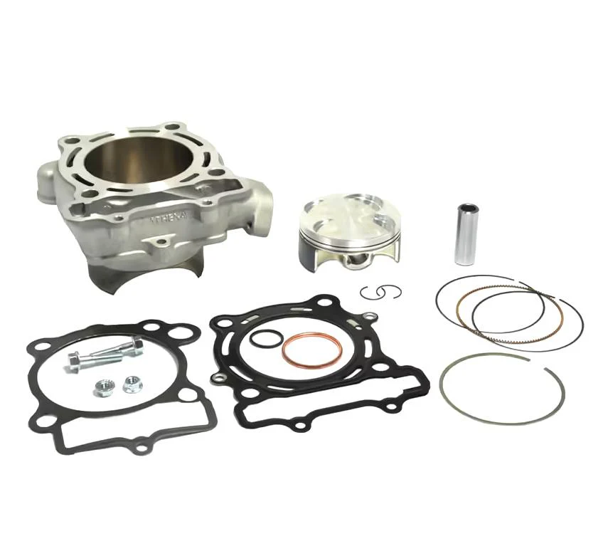 CYLINDER FULL KIT 77MM KAW KX 250/SUZ RM 250 04-06, ATHENA P400510100003 STD BORE, (piston included) - Image 2