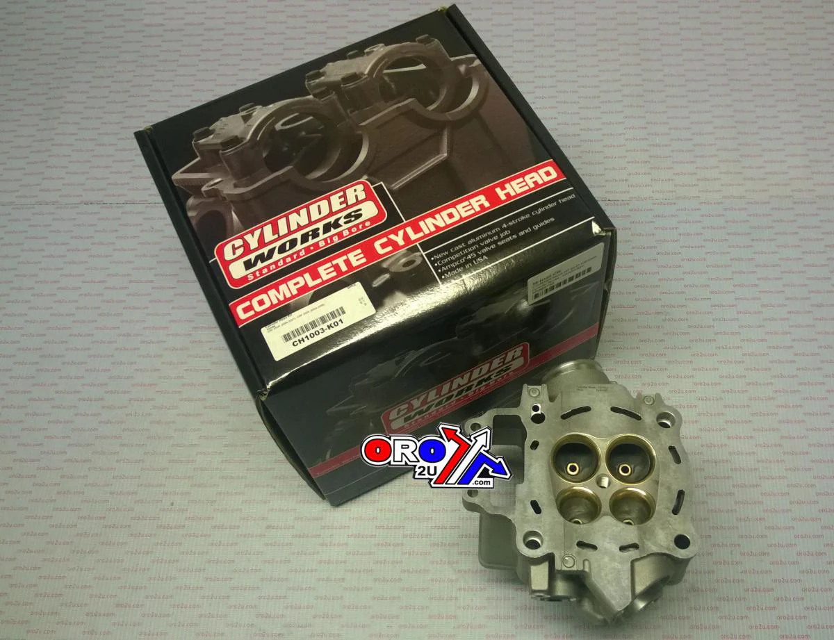 CYLINDER HEAD KIT 04-07 CRF250R, Cylinder Works - CH1003-K01, 04-06 CRF250X HONDA, 12010-KRN-A00 - Image 2
