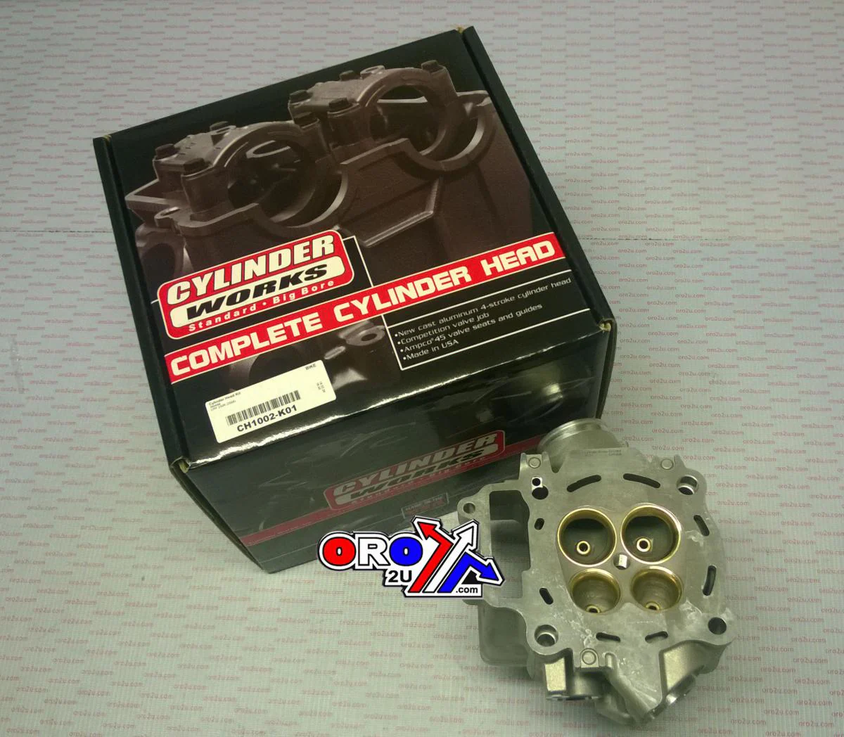CYLINDER HEAD KIT 08 CRF250R, Cylinder Works - CH1002-K01 - Image 2