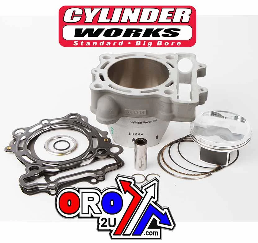 CYLINDER KIT 2009 KXF250 80, WORKS CYLINDER 31004-K01 BIG BORE, KX250F KAWASAKI - Image 2