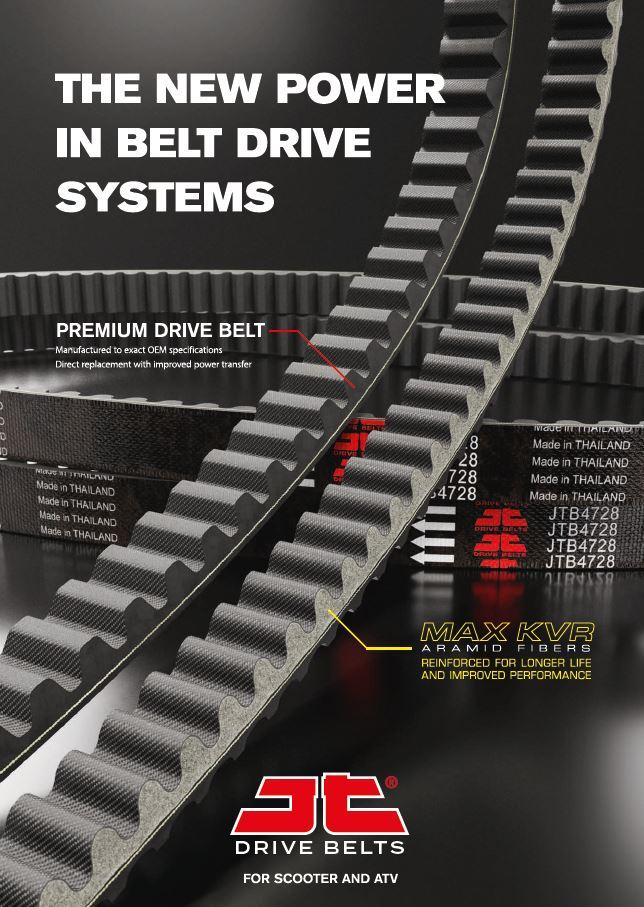 DRIVE BELT MAX KVR JTB3402KR MALAGUTI MBK YAMAHA 250 300 - Image 2