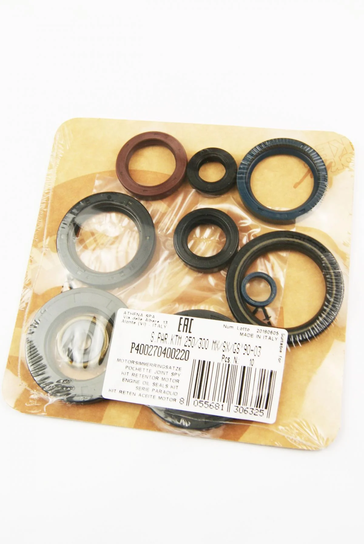 ENGINE OIL SEAL SET EXC/GS/MX/SX 250/300/360/380 90-03, ATHENA P400270400220 KTM - Image 3